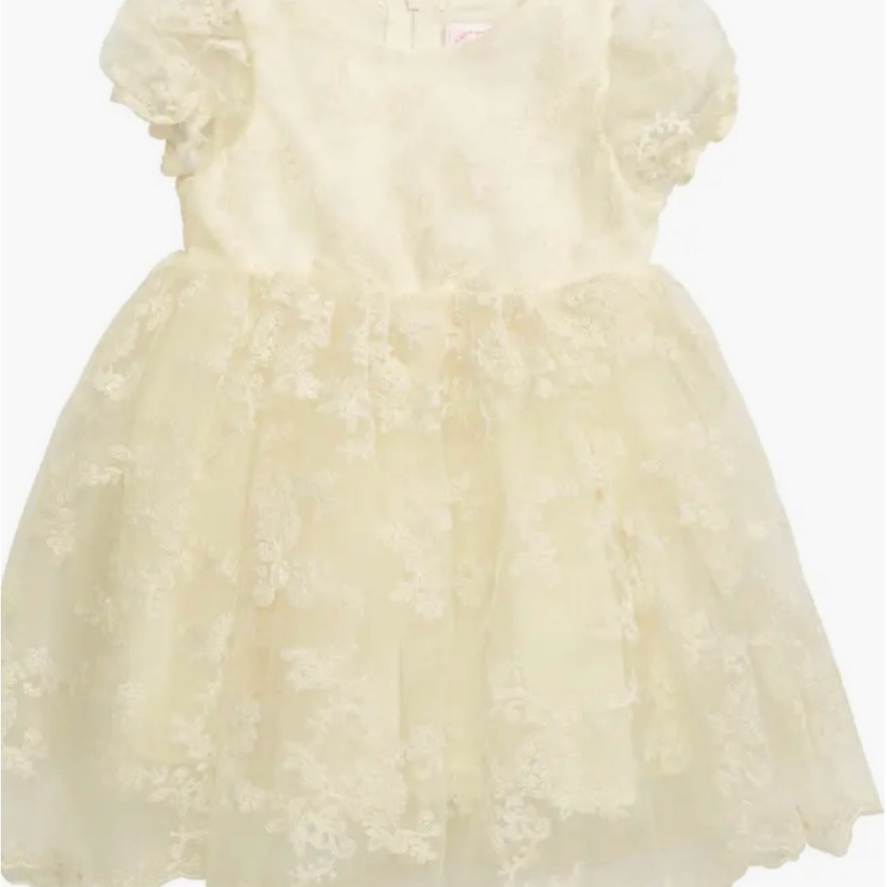 Popatu Cream Lace Dress. Perfect for Summer Weddings or Family parties!